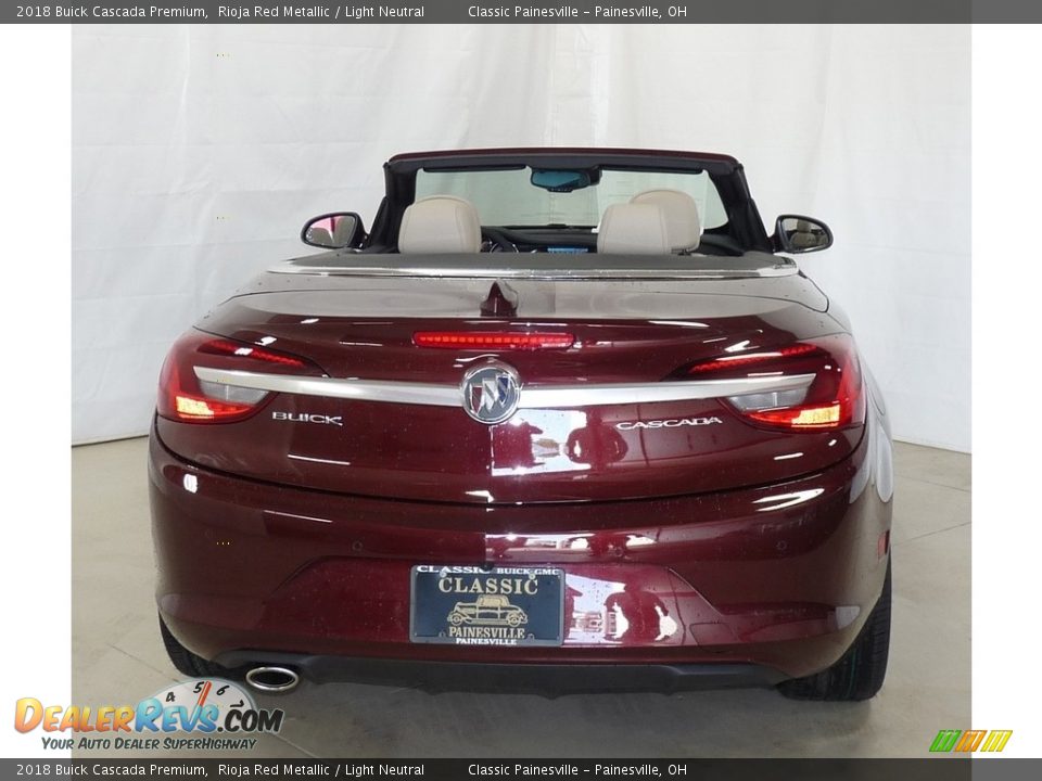 2018 Buick Cascada Premium Rioja Red Metallic / Light Neutral Photo #7