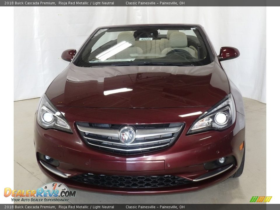 2018 Buick Cascada Premium Rioja Red Metallic / Light Neutral Photo #8