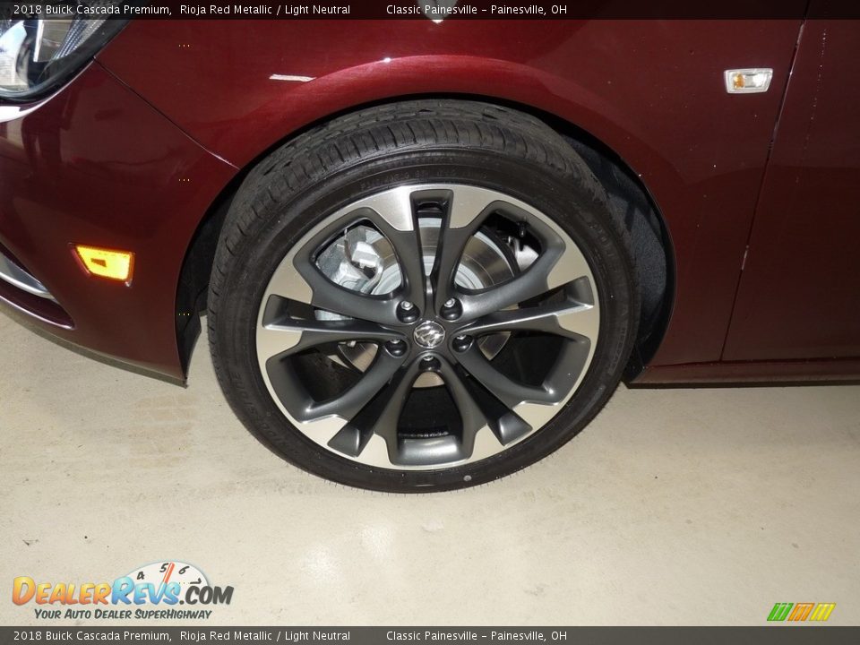 2018 Buick Cascada Premium Rioja Red Metallic / Light Neutral Photo #9