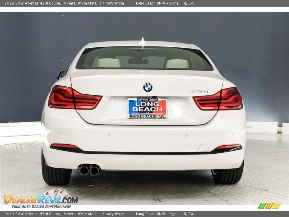 2019 BMW 4 Series 430i Coupe Mineral White Metallic / Ivory White Photo #4