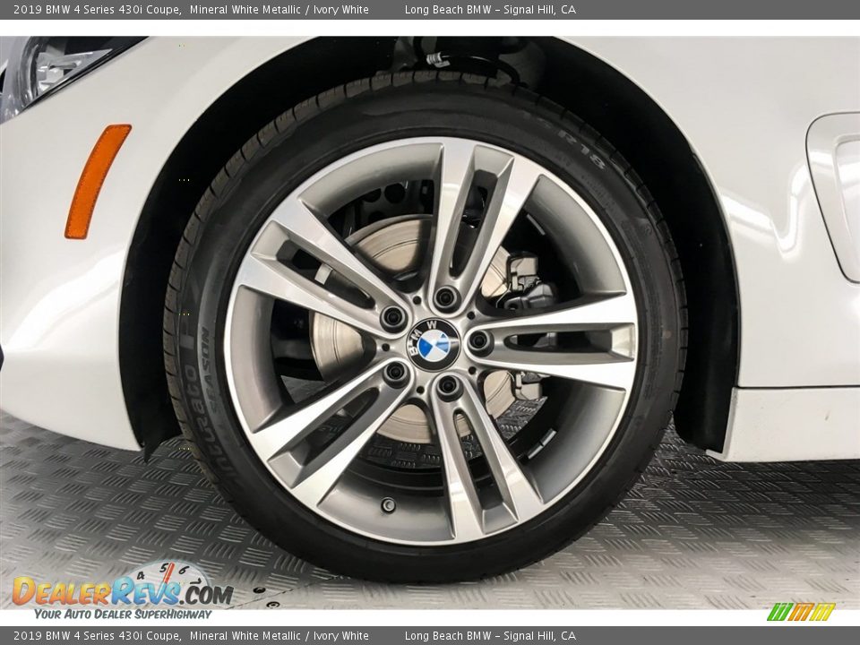 2019 BMW 4 Series 430i Coupe Mineral White Metallic / Ivory White Photo #9