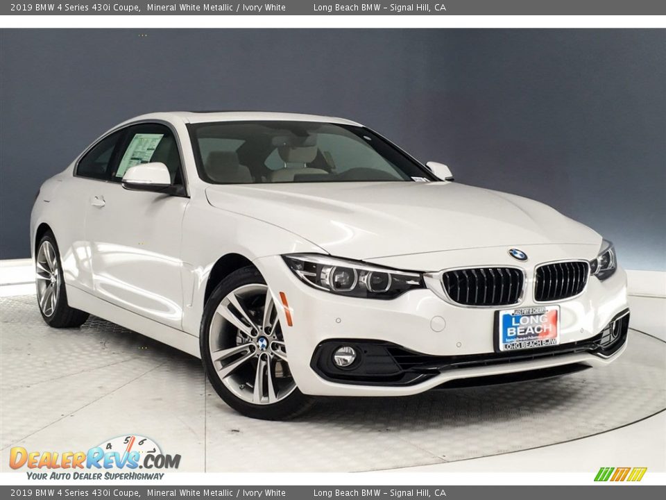 2019 BMW 4 Series 430i Coupe Mineral White Metallic / Ivory White Photo #12
