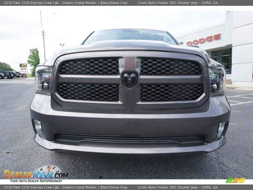 2018 Ram 1500 Express Crew Cab Granite Crystal Metallic / Black/Diesel Gray Photo #2