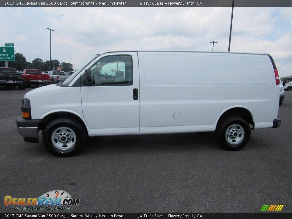 2017 GMC Savana Van 2500 Cargo Summit White / Medium Pewter Photo #2