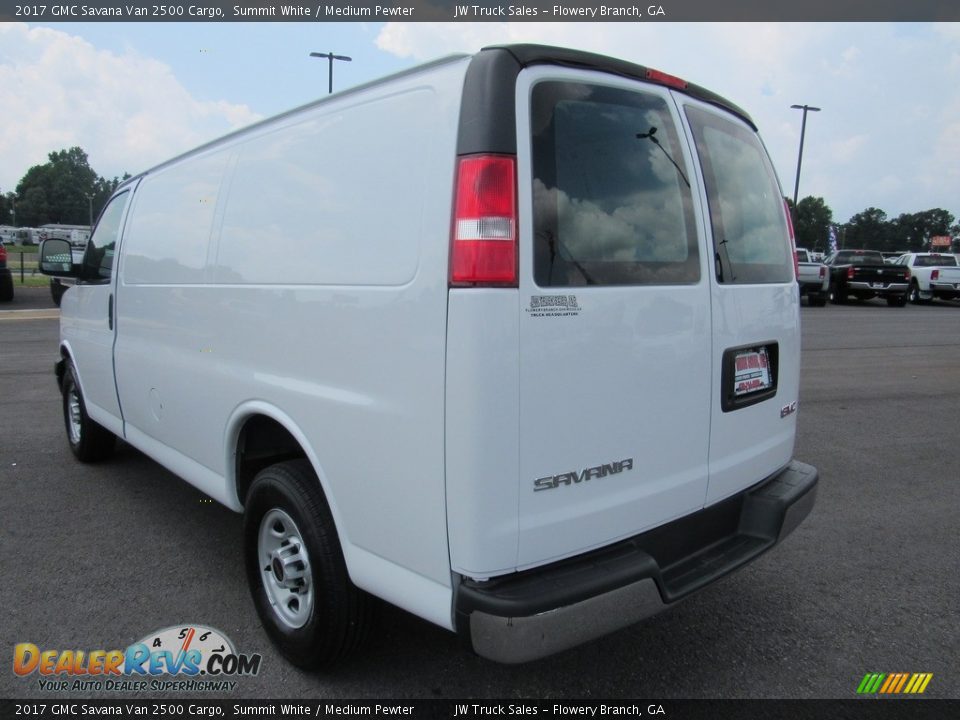 2017 GMC Savana Van 2500 Cargo Summit White / Medium Pewter Photo #3