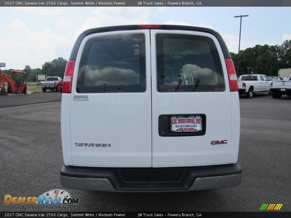 2017 GMC Savana Van 2500 Cargo Summit White / Medium Pewter Photo #4