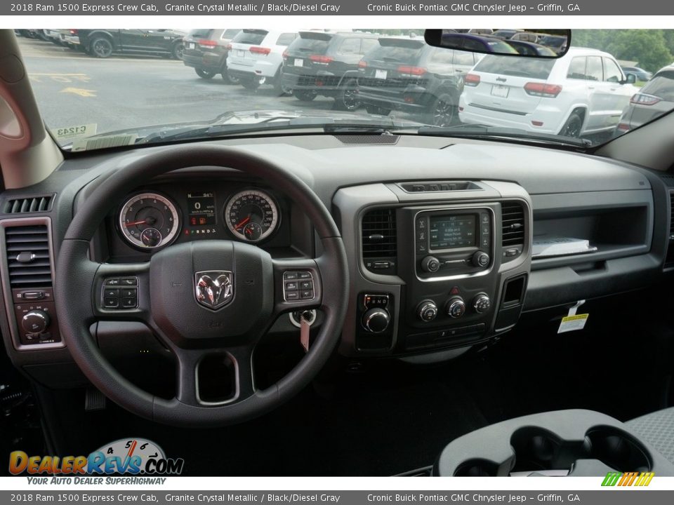 2018 Ram 1500 Express Crew Cab Granite Crystal Metallic / Black/Diesel Gray Photo #5