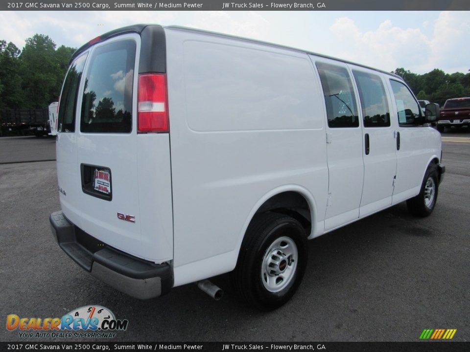 2017 GMC Savana Van 2500 Cargo Summit White / Medium Pewter Photo #5