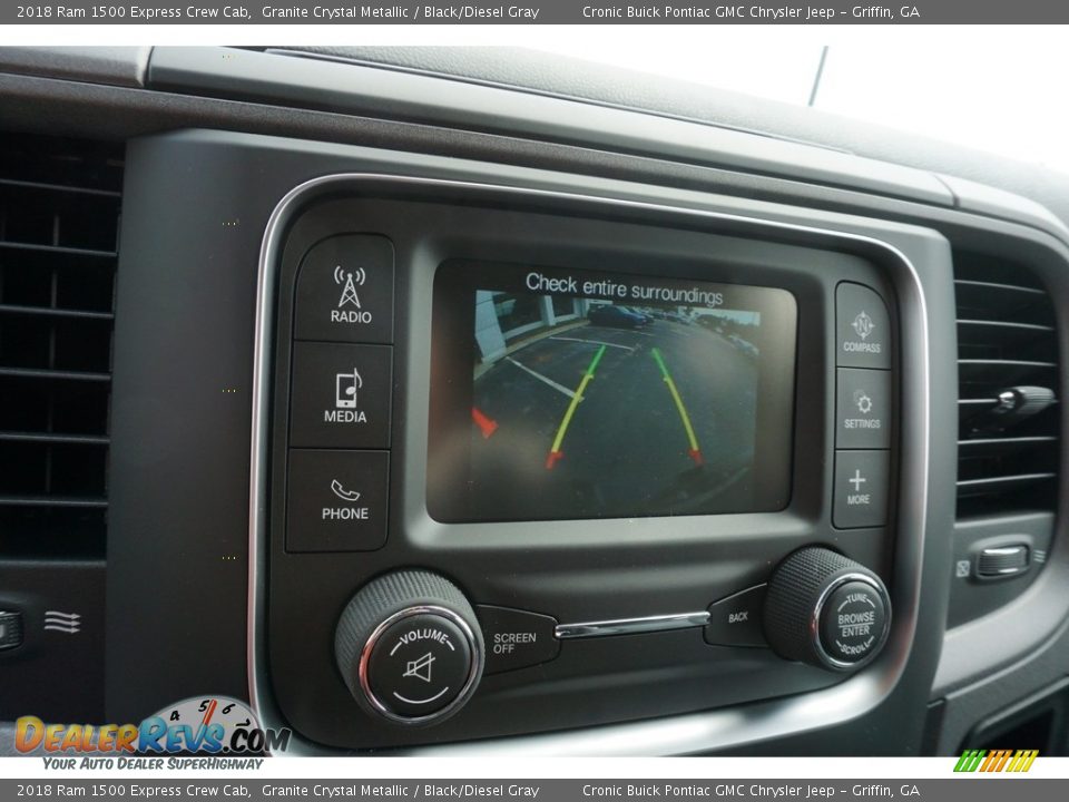 2018 Ram 1500 Express Crew Cab Granite Crystal Metallic / Black/Diesel Gray Photo #6