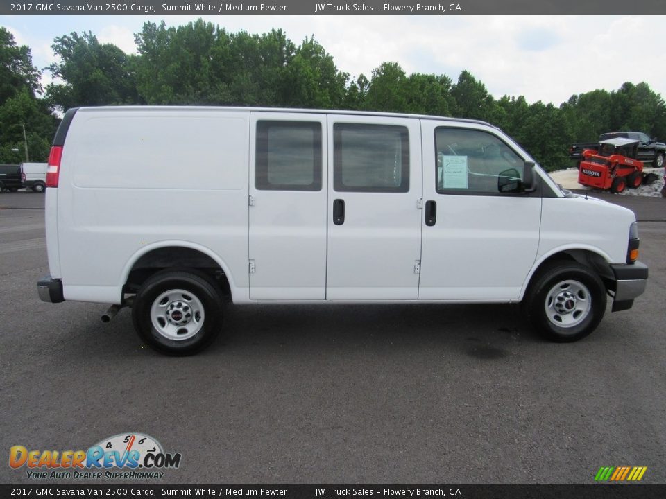2017 GMC Savana Van 2500 Cargo Summit White / Medium Pewter Photo #6