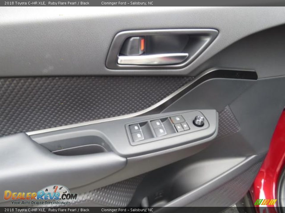 2018 Toyota C-HR XLE Ruby Flare Pearl / Black Photo #9