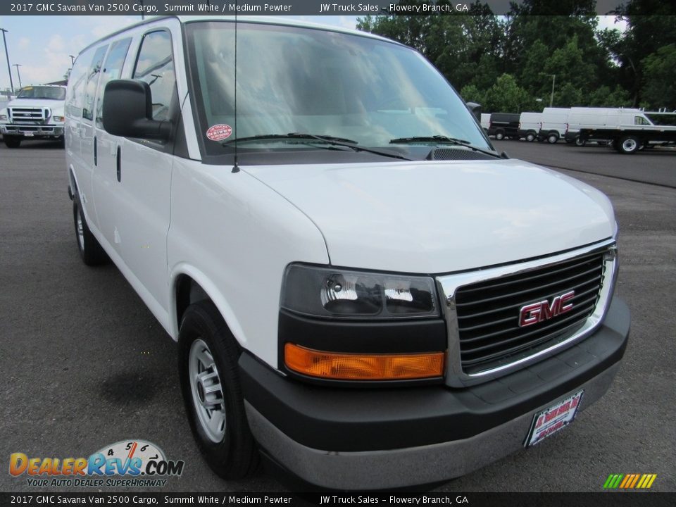 2017 GMC Savana Van 2500 Cargo Summit White / Medium Pewter Photo #7