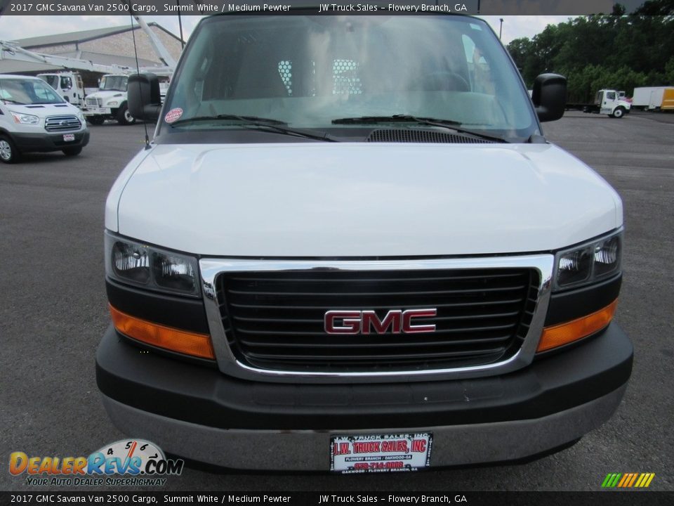 2017 GMC Savana Van 2500 Cargo Summit White / Medium Pewter Photo #8