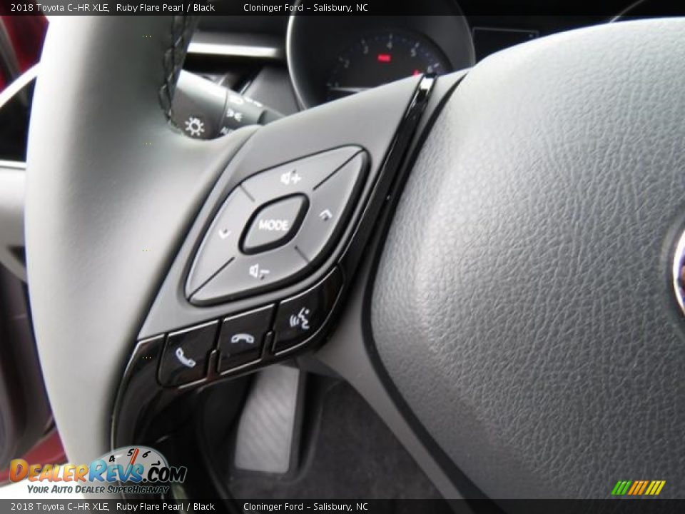 2018 Toyota C-HR XLE Ruby Flare Pearl / Black Photo #12