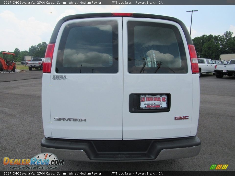 2017 GMC Savana Van 2500 Cargo Summit White / Medium Pewter Photo #9