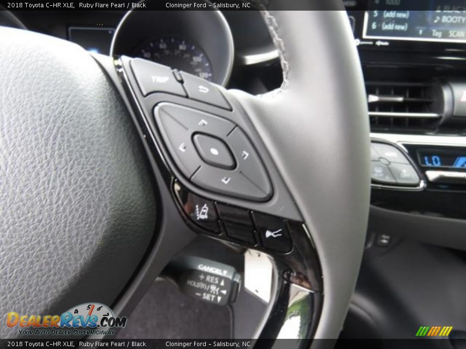 2018 Toyota C-HR XLE Ruby Flare Pearl / Black Photo #13