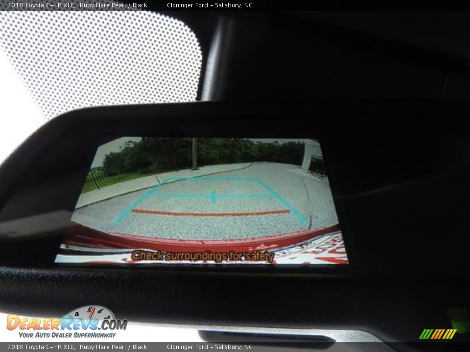 2018 Toyota C-HR XLE Ruby Flare Pearl / Black Photo #19