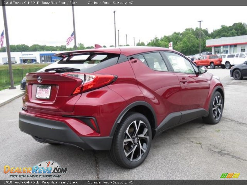 2018 Toyota C-HR XLE Ruby Flare Pearl / Black Photo #23