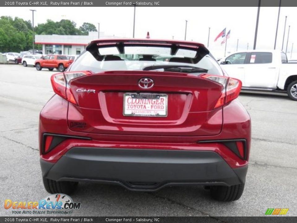 2018 Toyota C-HR XLE Ruby Flare Pearl / Black Photo #24