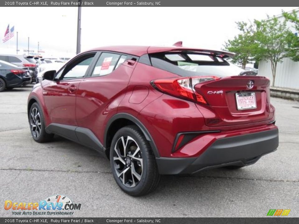 2018 Toyota C-HR XLE Ruby Flare Pearl / Black Photo #25