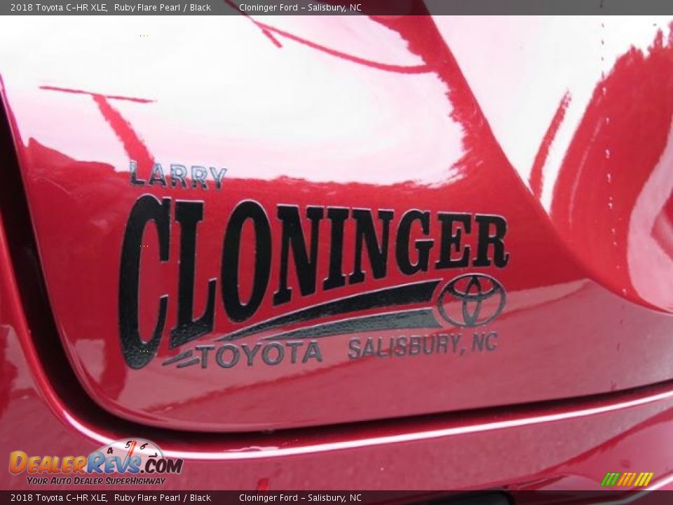 2018 Toyota C-HR XLE Ruby Flare Pearl / Black Photo #26