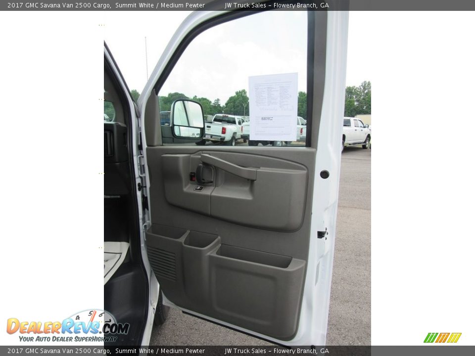 2017 GMC Savana Van 2500 Cargo Summit White / Medium Pewter Photo #18