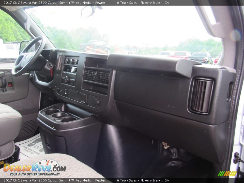 2017 GMC Savana Van 2500 Cargo Summit White / Medium Pewter Photo #22
