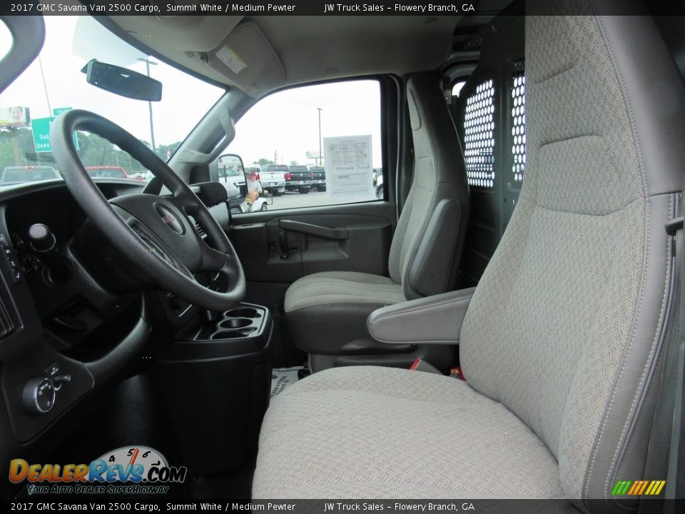 2017 GMC Savana Van 2500 Cargo Summit White / Medium Pewter Photo #25