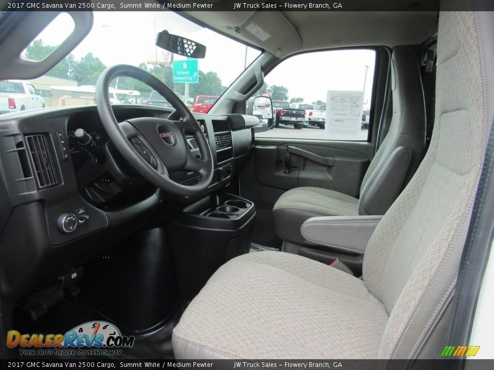 2017 GMC Savana Van 2500 Cargo Summit White / Medium Pewter Photo #26