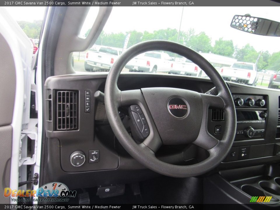 2017 GMC Savana Van 2500 Cargo Summit White / Medium Pewter Photo #29