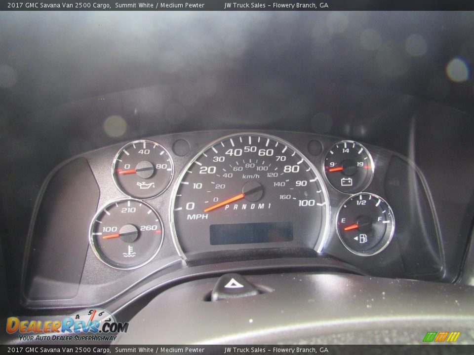 2017 GMC Savana Van 2500 Cargo Summit White / Medium Pewter Photo #30