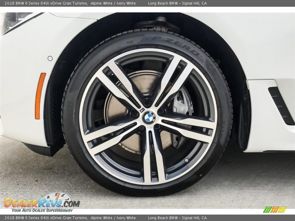 2018 BMW 6 Series 640i xDrive Gran Turismo Alpine White / Ivory White Photo #9
