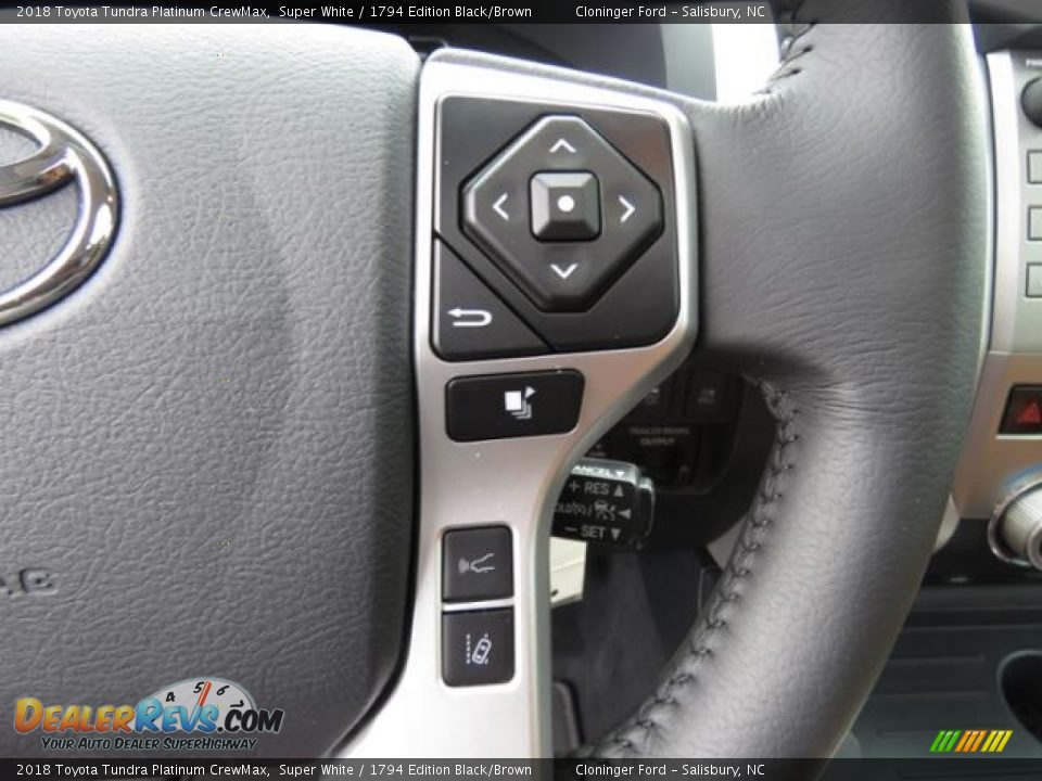 Controls of 2018 Toyota Tundra Platinum CrewMax Photo #14