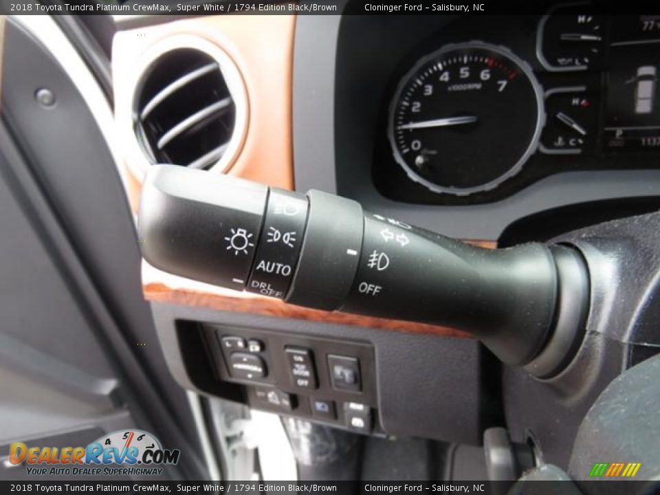 Controls of 2018 Toyota Tundra Platinum CrewMax Photo #15