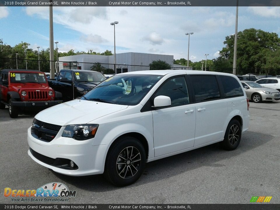 2018 Dodge Grand Caravan SE White Knuckle / Black Photo #1