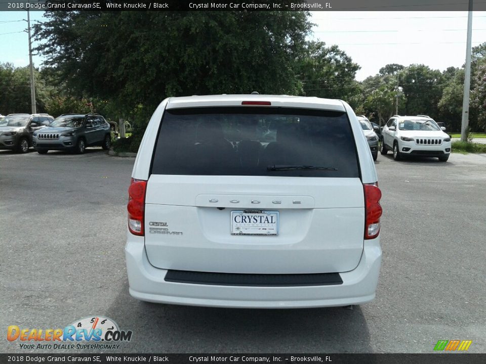 2018 Dodge Grand Caravan SE White Knuckle / Black Photo #4