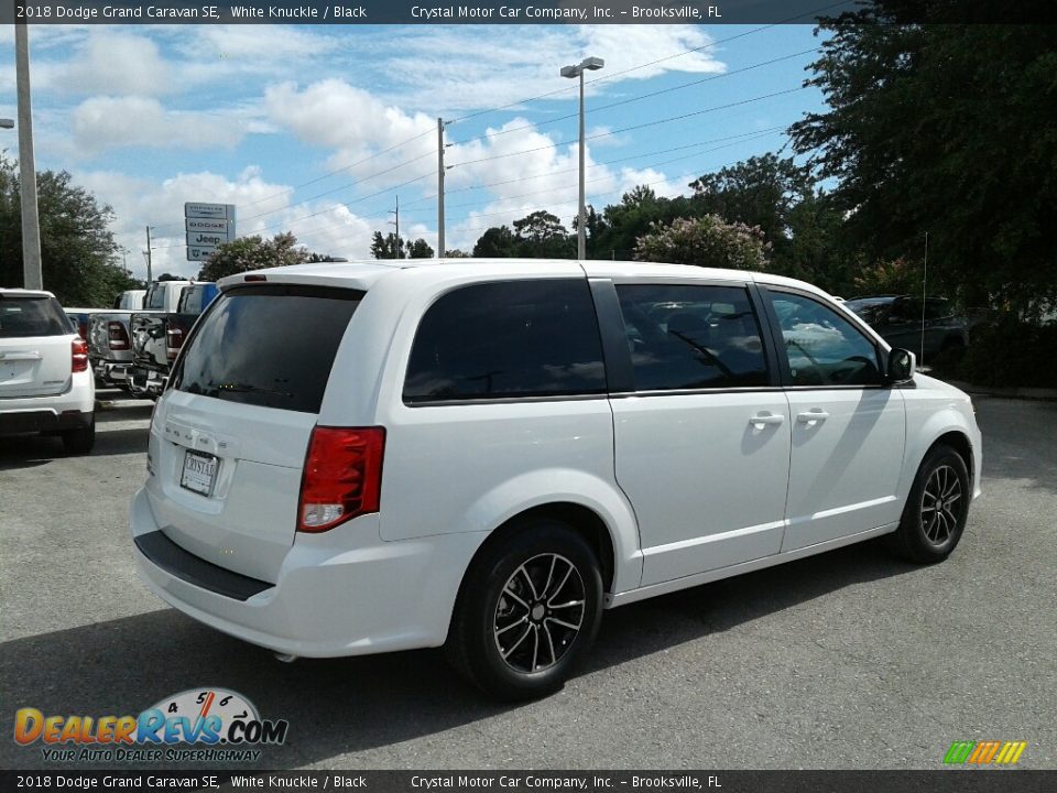 2018 Dodge Grand Caravan SE White Knuckle / Black Photo #5