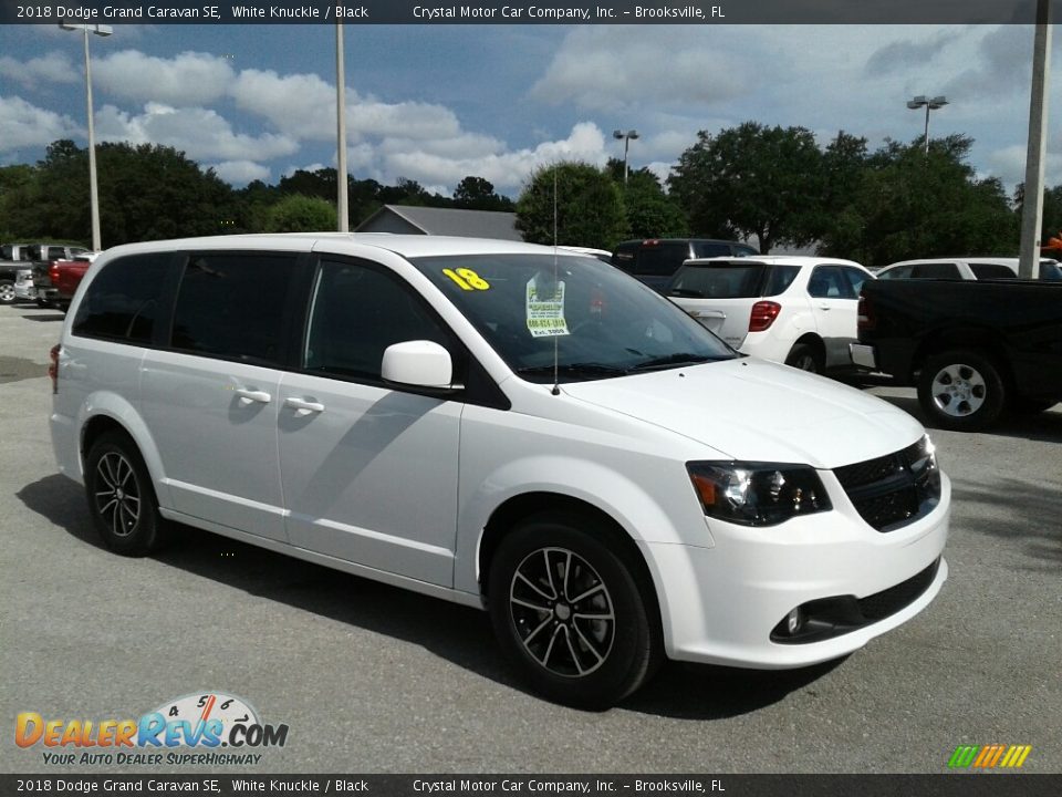 2018 Dodge Grand Caravan SE White Knuckle / Black Photo #7