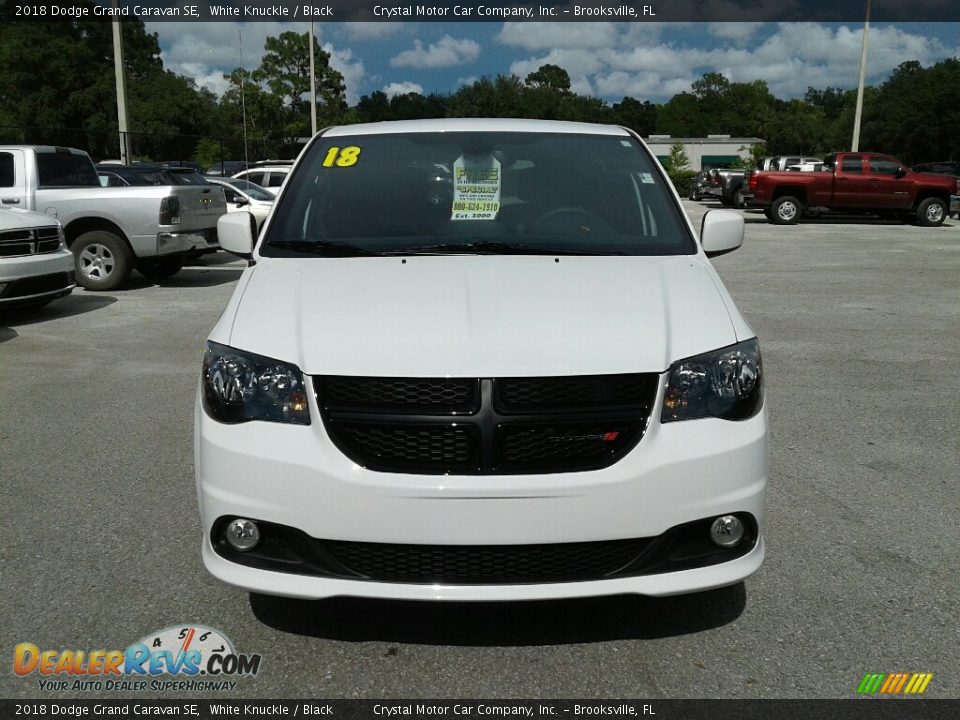 2018 Dodge Grand Caravan SE White Knuckle / Black Photo #8