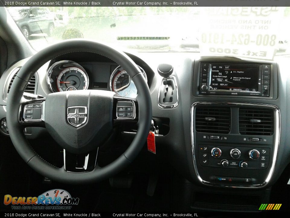 2018 Dodge Grand Caravan SE White Knuckle / Black Photo #13