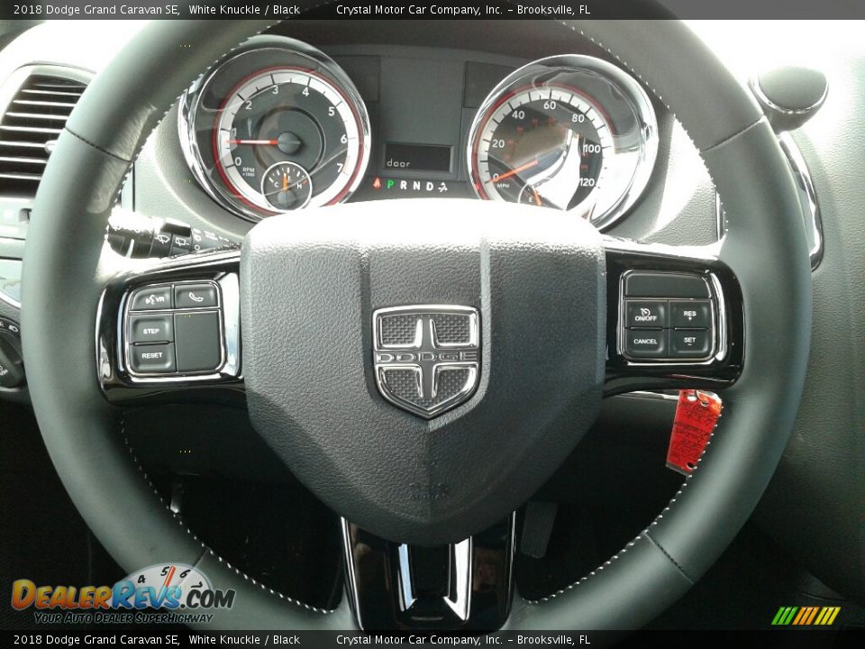 2018 Dodge Grand Caravan SE White Knuckle / Black Photo #14