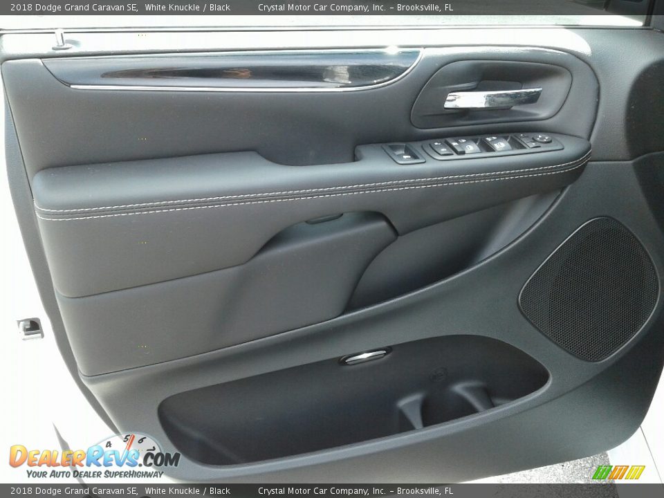 2018 Dodge Grand Caravan SE White Knuckle / Black Photo #17