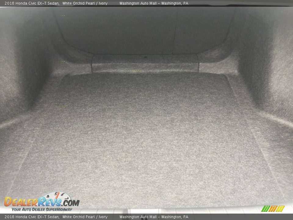 2018 Honda Civic EX-T Sedan White Orchid Pearl / Ivory Photo #25