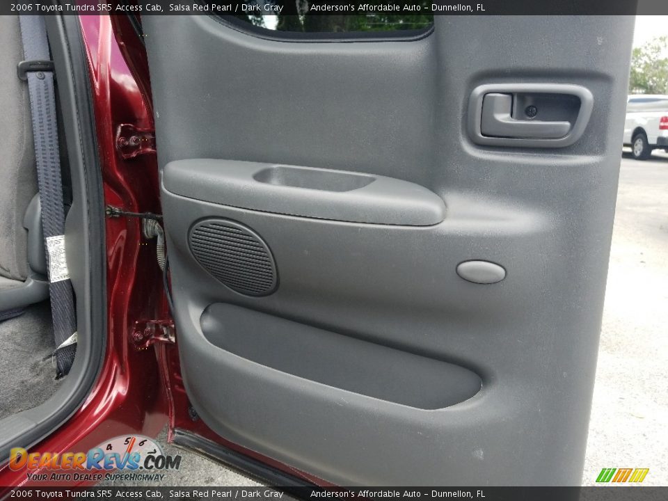 2006 Toyota Tundra SR5 Access Cab Salsa Red Pearl / Dark Gray Photo #14