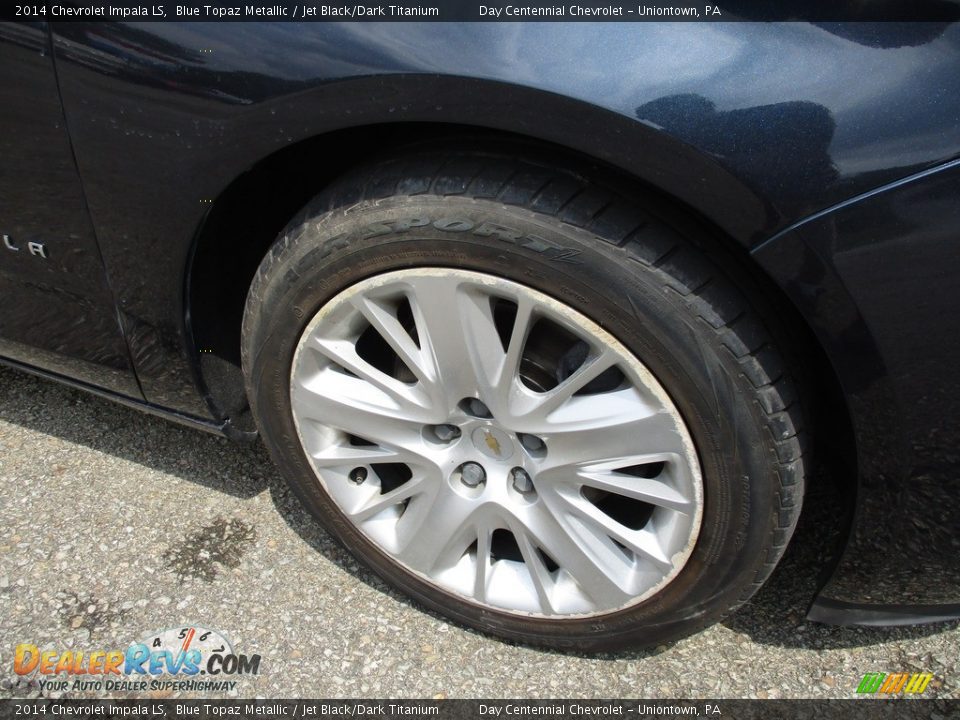 2014 Chevrolet Impala LS Blue Topaz Metallic / Jet Black/Dark Titanium Photo #13