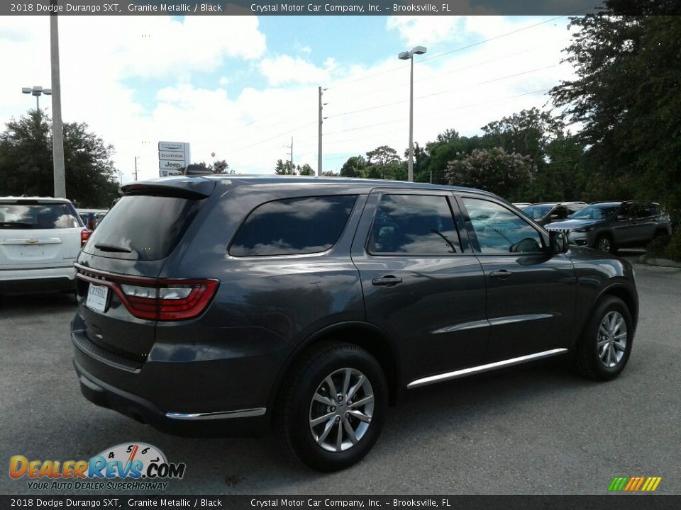 2018 Dodge Durango SXT Granite Metallic / Black Photo #5