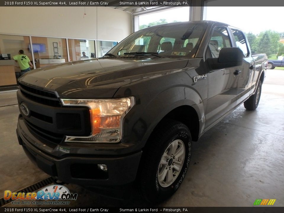 2018 Ford F150 XL SuperCrew 4x4 Lead Foot / Earth Gray Photo #4