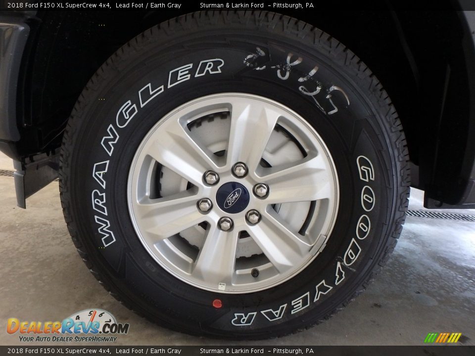 2018 Ford F150 XL SuperCrew 4x4 Lead Foot / Earth Gray Photo #5