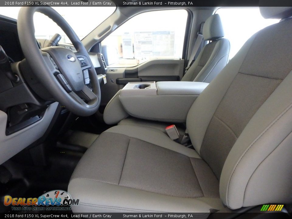 2018 Ford F150 XL SuperCrew 4x4 Lead Foot / Earth Gray Photo #6