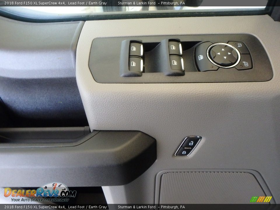 2018 Ford F150 XL SuperCrew 4x4 Lead Foot / Earth Gray Photo #9